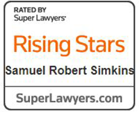 Rated by Super Lawyers | Rising Stars | Samuel Robert Simkins | SuperLawyers.com