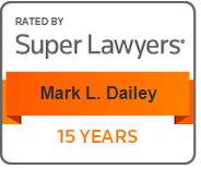 Rated by super lawyers | mark l. dailey | 15 years